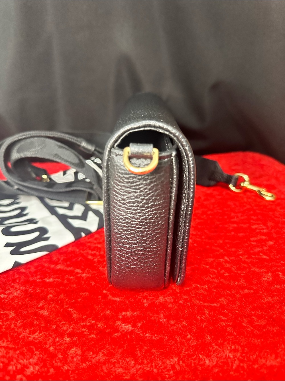 Marc Jacobs Black Pebbled Leather 'The Mini Bag' Wallet Crossbody - Picture 7 of 9